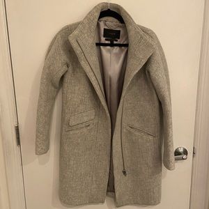 J Crew Grey Cocoon Coat 00
